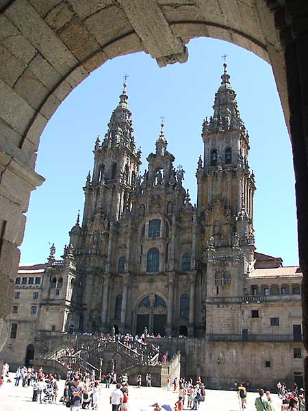 Kathedraal Santiago de Compostela, klik voor een groter plaatje