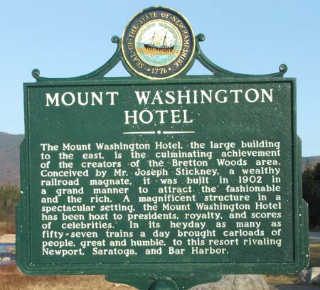 Bord Hotel Mount Washington