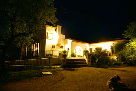 Villa Matlide in de avond