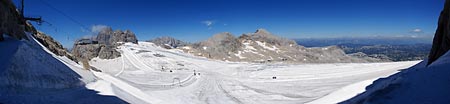 Dachsteingletsjer, 2700 meter, Oostenrijk