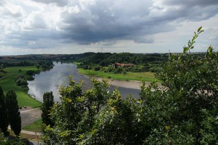 De Elbe in de buurt van Dresden