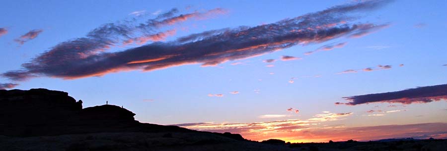 Avond Squaflatcampground, Canyonlands NP